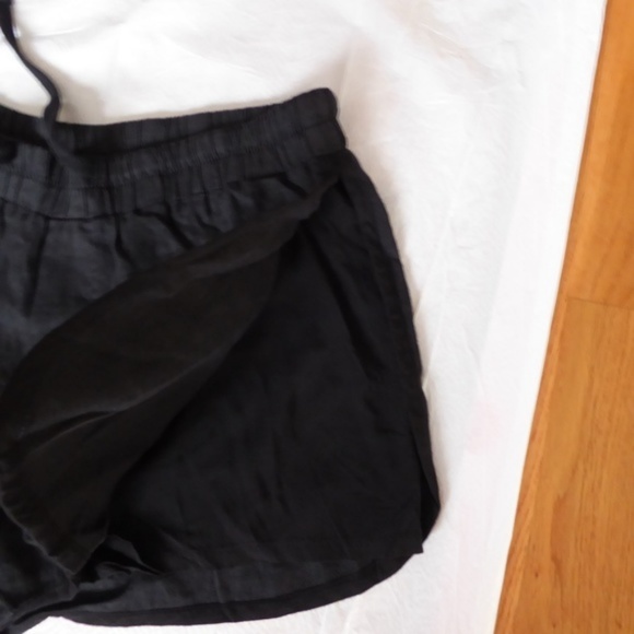 NWOT James Perse Linen Dolphin Shorts Black - Picture 6 of 8
